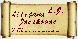 Lilijana Jasikovac vizit kartica